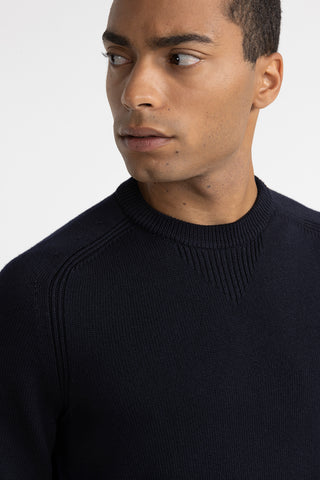 Wool crewneck sweater