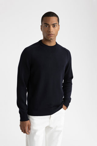 Wool crewneck sweater