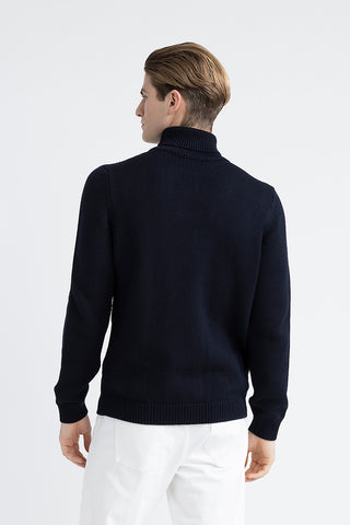 Pure merino wool high neck sweater