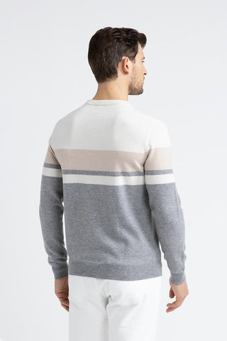 Wool and cashmere crewneck sweater