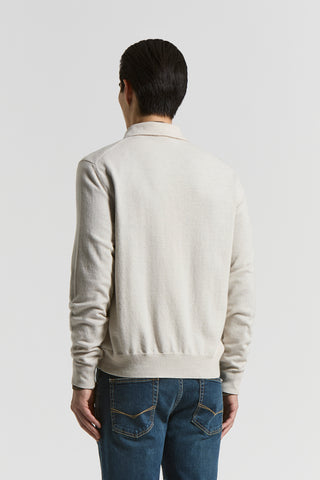 Wool and cashmere knit shirt