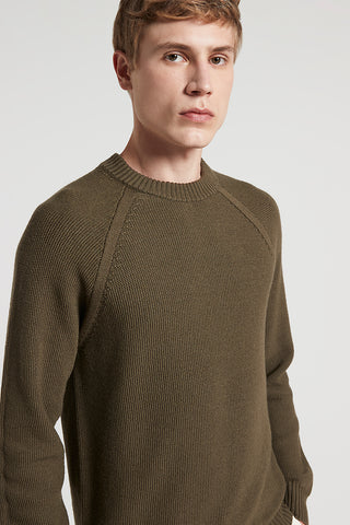 Wool crew-neck jumper