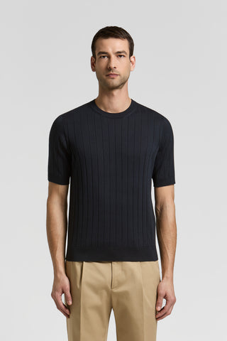 Cotton-silk blend T-shirt