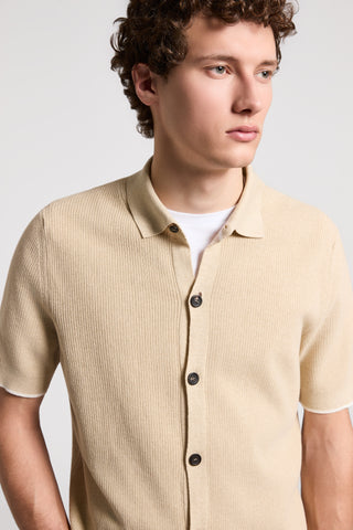 Cotton knitted shirt