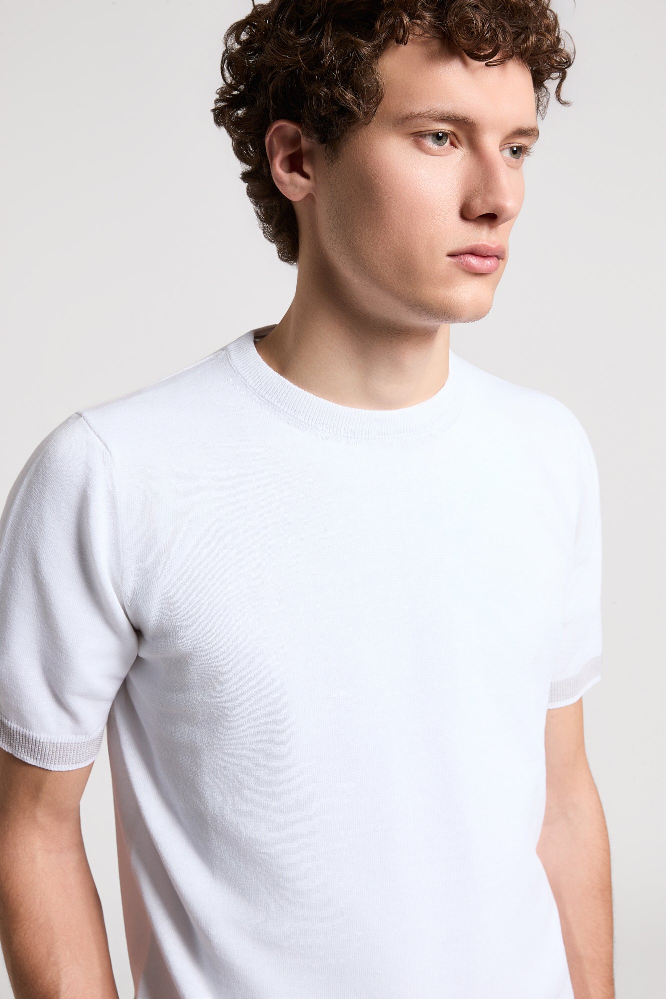 Linen and cotton T-shirt | Peserico US