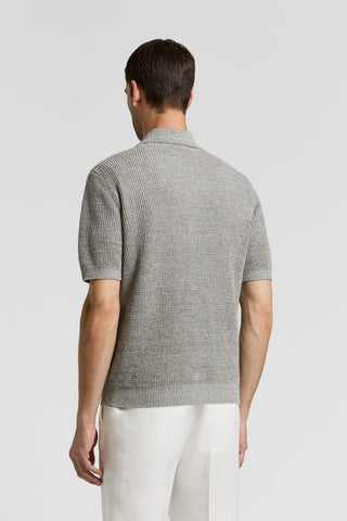 Shirt in linen-cotton mélange