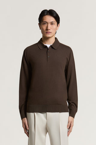 Virgin Wool Polo Shirt