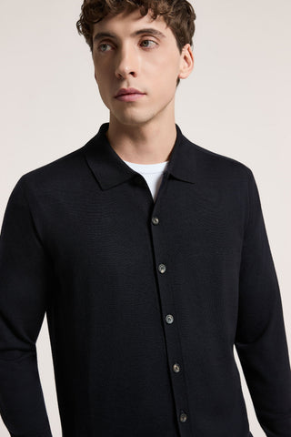 Pure Wool Sweater with Buttons