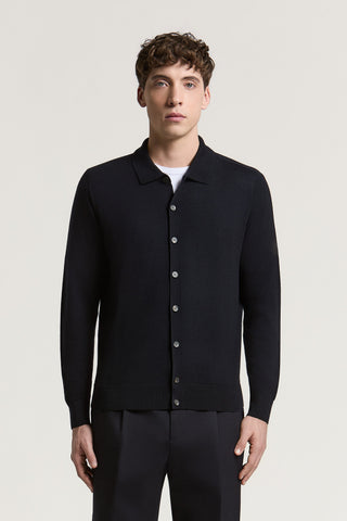 Pure Wool Sweater with Buttons