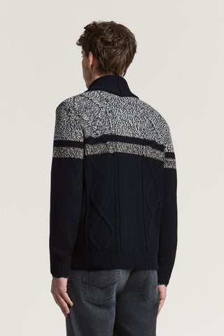Extra-fine merino wool cardigan