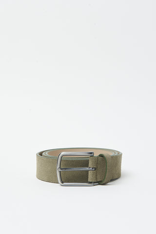 Suede belt