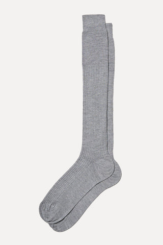 Merino wool knee-high socks