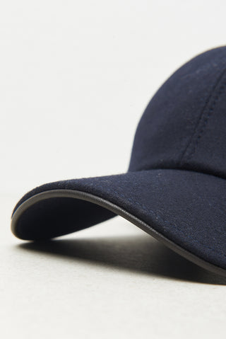 Cashmere blend baseball cap