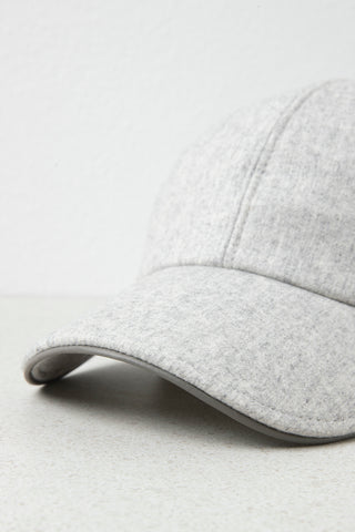 Cashmere blend baseball cap