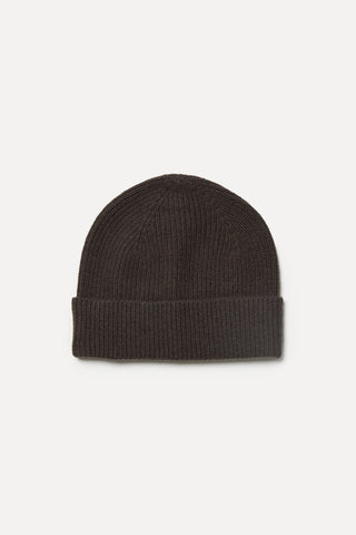 Merino wool and cashmere beanie