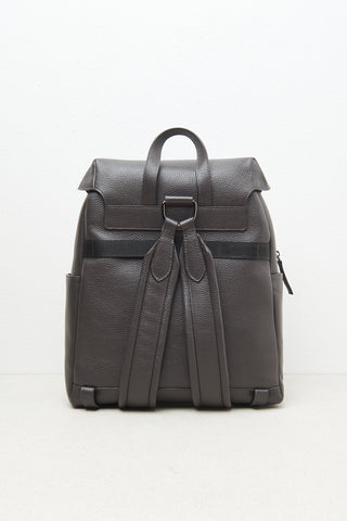 Real leather rucksack