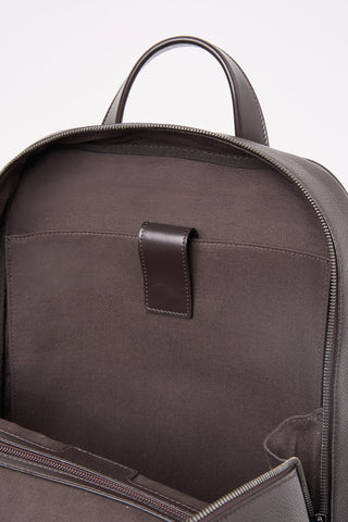 Grained leather backpack 4 / 4