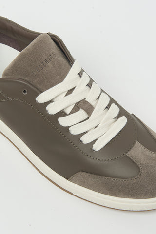 Leather sneakers
