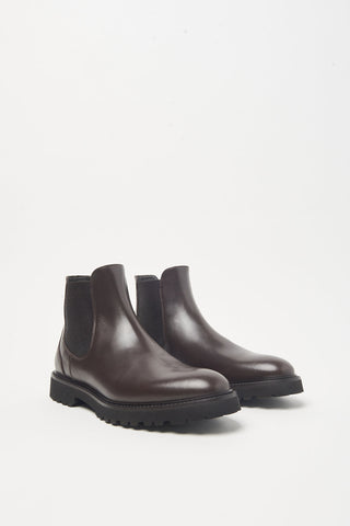 Genuine leather Chelsea boots