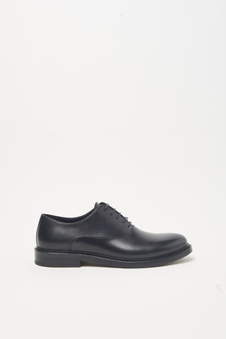 Shiny leather Oxford shoes