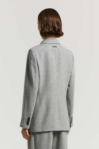 Cashmere wool gauze blazer