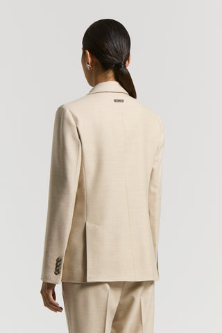 Loro Piana jaspé wool fabric blazer