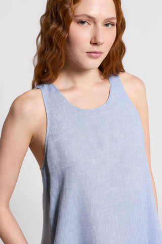 Lightweight pure linen canvas dress | Peserico US Lightweight pure linen canvas dress | Peserico US