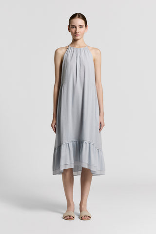 Pure cotton voile midi dress