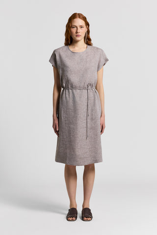 peserico linen dress Pure linen shirt dress