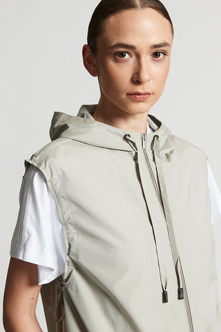 Technical cotton parachute canvas waistcoat