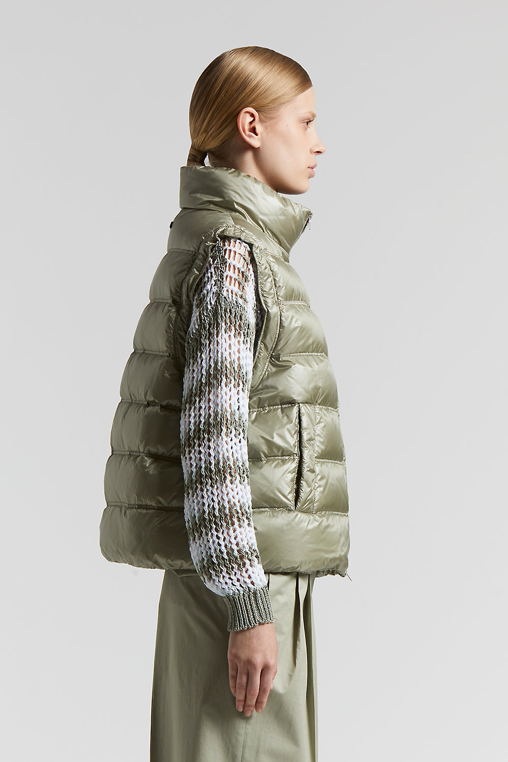 Down jacket with short sleeves | Peserico US Down jacket with short sleeves | Peserico US