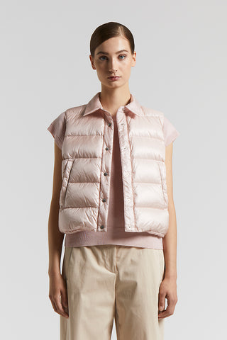 Ultralight nylon padded waistcoat