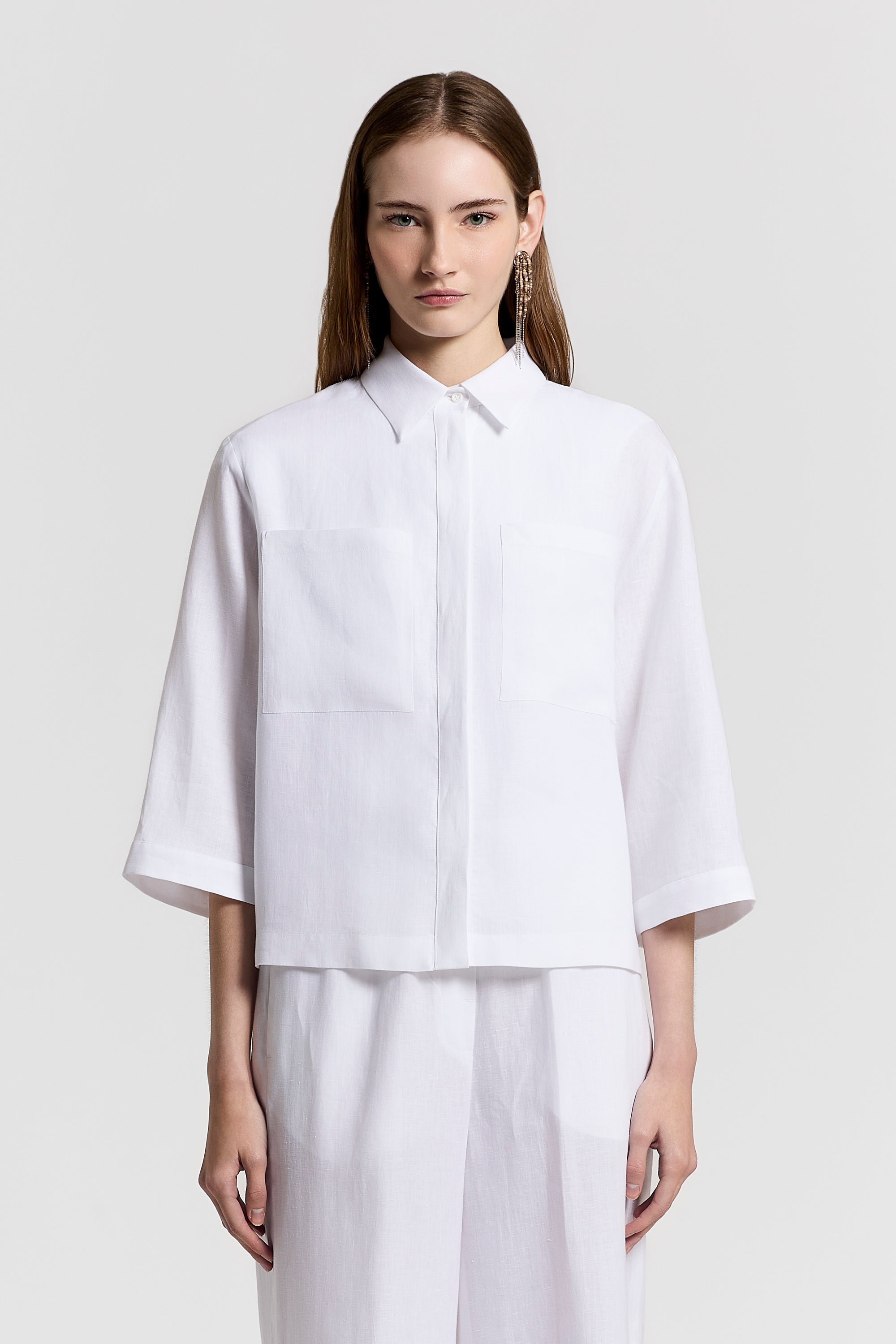 Woman pant with elastic waistband | Peserico US