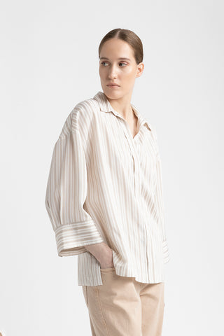 Cotton silk shirt