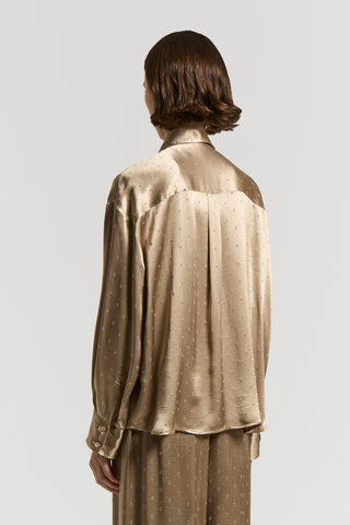 Viscose satin shirt