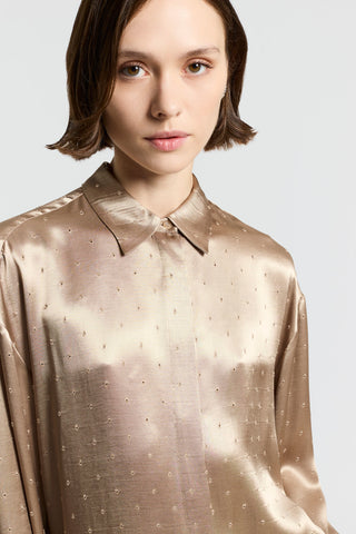 Viscose satin shirt
