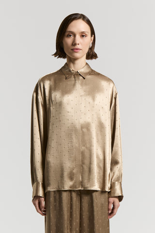 Viscose satin shirt