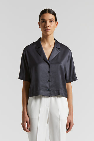 Viscose satin shirt