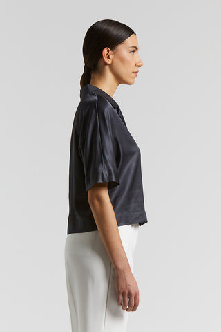 Viscose satin shirt