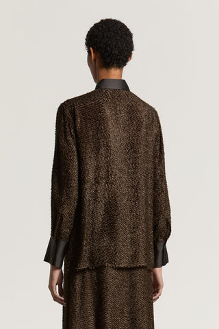 Viscose fil coupé shirt