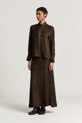 Viscose fil coupé shirt