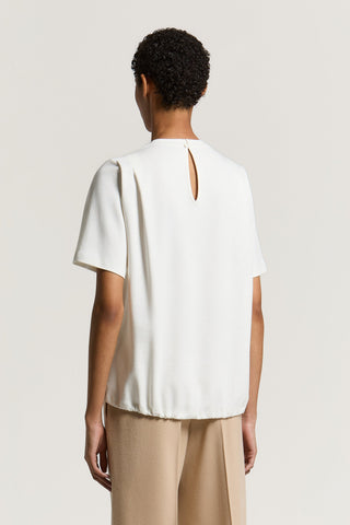 Double cotton jersey T-shirt