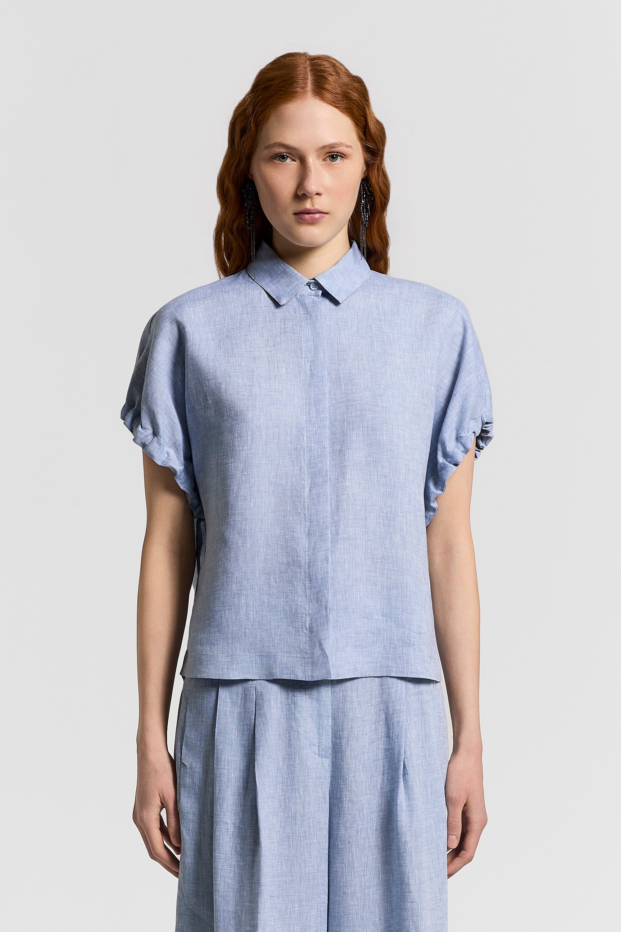 トップス PESERICO Lightweight pure linen canvas shirt | Peserico US