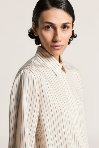 Viscose and silk shirt