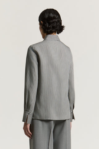 Viscose and silk shirt