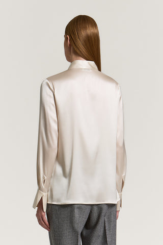 Silk satin shirt