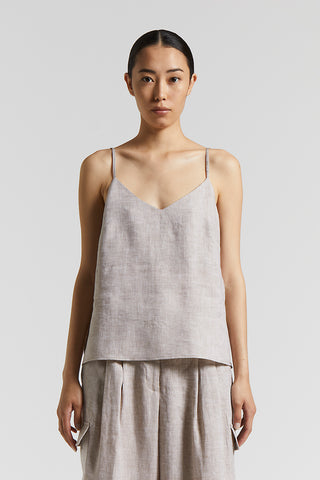 Pure Linen V-neck top