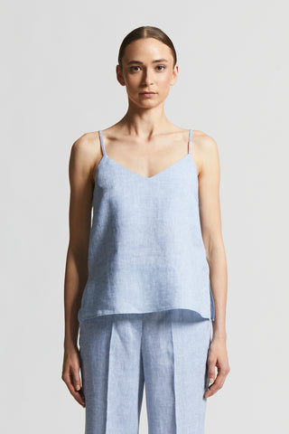 Pure Linen V-neck top