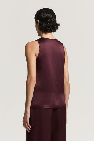 Viscose satin top