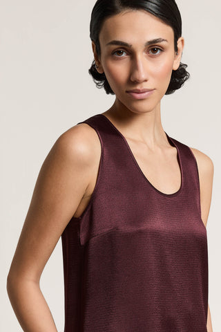 Viscose satin top